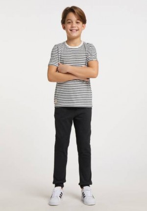Camiseta Ragwear Pavlik Stripe Organic Niño Blancas | R-9057164