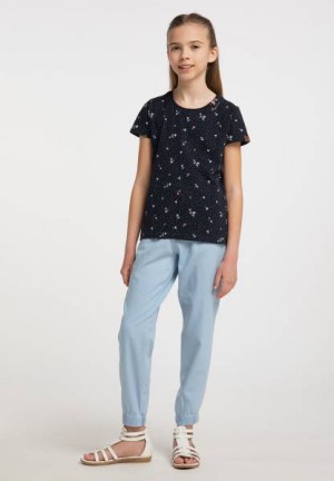 Camiseta Ragwear Violka Flowers Niña Burdeos | R-1372906