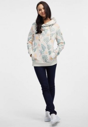 Sudaderas Ragwear Gripy Print Comfy Mujer Negras | R-0384165