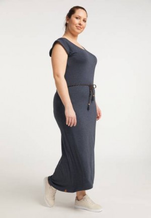 Vestido Ragwear Tag Long Plus Mujer Blancas | R-7123589