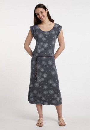 Vestido Ragwear Tagg Midi Mujer Rojas Oscuro | R-7652184